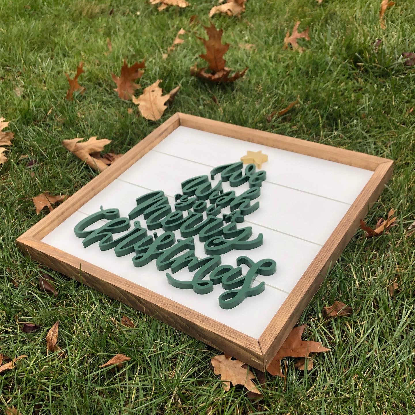 We Wish You a Merry Christmas Sign