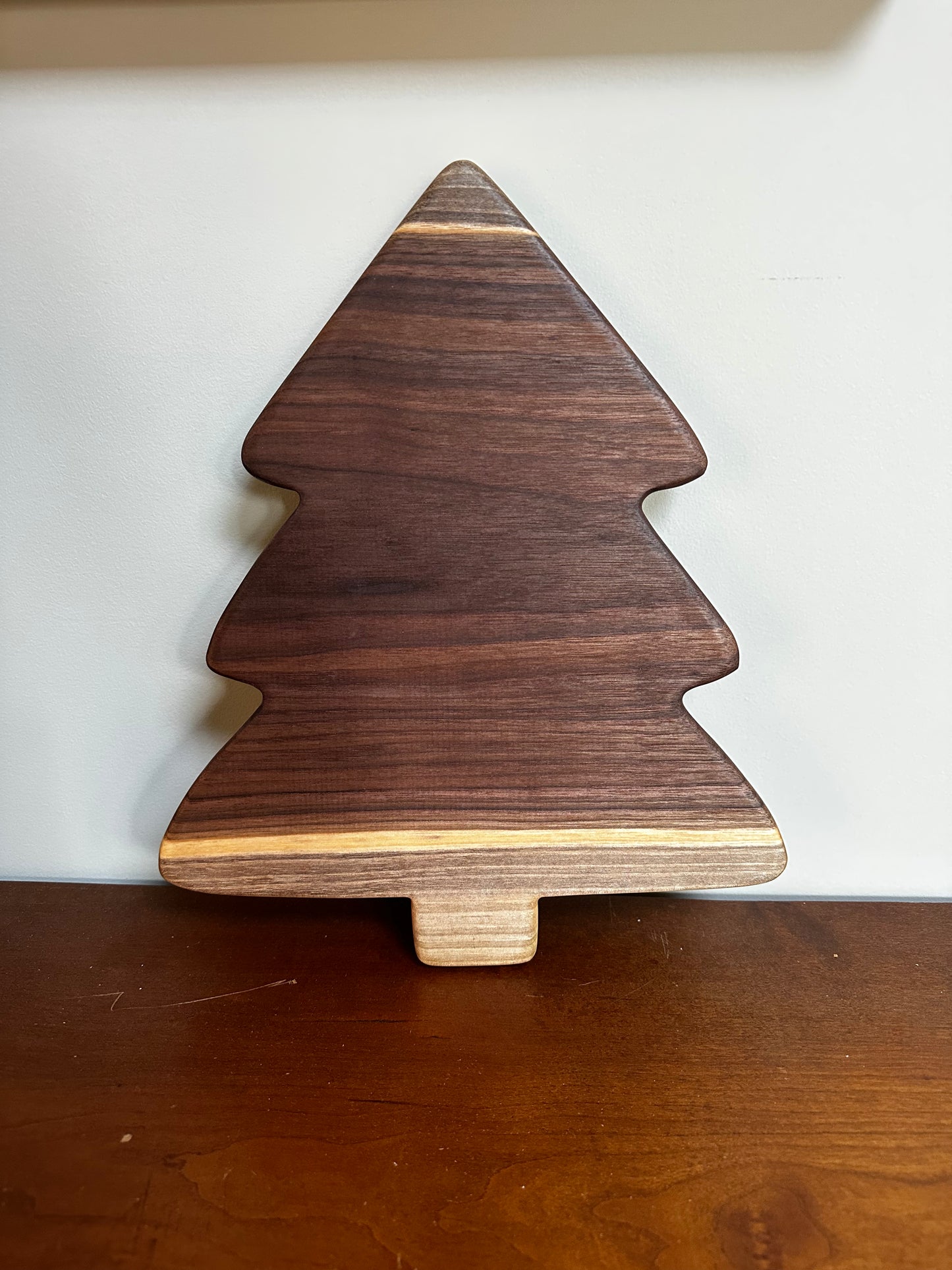 Walnut Christmas Tree Charcuterie Board
